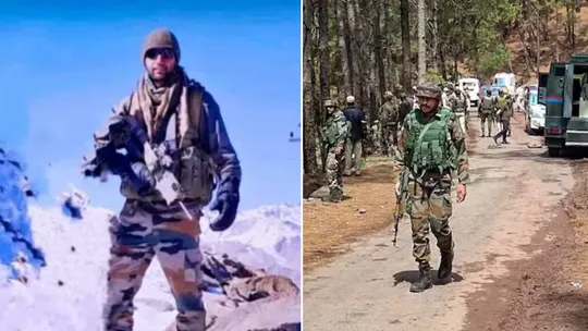 jammu kashmir kulgam encounter father to be soldier killed family was expecting him for child birth