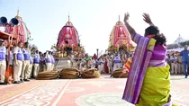 president draupadi murmu in rath yatra