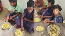 rice turmeric mid day meal chattisgarh 