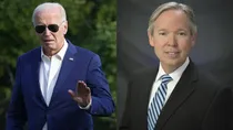 Joe Biden and Kevin Cannard