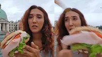 Seagulls Snatch Girls Sandwich