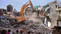 Bulldozer action in India