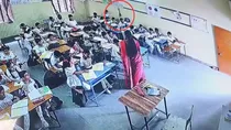 madhya pradesh sehore student injured as fan falls video viral