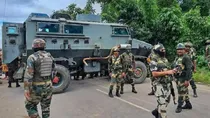 manipur armed miscreants attacked crpf police team 1 soldier martyred 3 injured