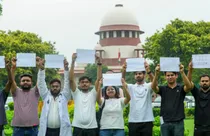 supreme court hearing commenced on NEET paper row(photo-PTI)