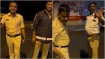 viral video injured man lying on road bengaluru cops argue responsibility