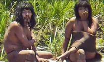 Mashco Piro Indigenous people in the Peruvian Amazon rare sight