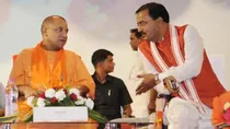 Keshav Prasad Maurya and Yogi Adityanath