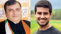 BJP Leader Suresh Karamshi Nakhua and Dhruv Rathee