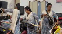 Ajita Pandey is a snake rescuer
