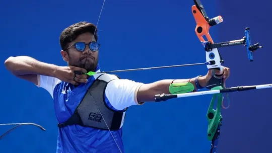 Indian archer Dhiraj Bommadevara in Paris Olympics 2024