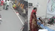 lover sets woman self on fire over marriage proposal rejection jabalpur madhya pradesh cctv viral