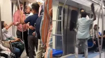  video of a Delhi Metro viral