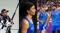 Nikhat Zareen, Sift Kaur Samra, Satwiksairaj Rankireddy and Chirag Shetty at Paris Olympics 2024 
