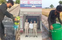 YouTuber arrested in UP for doing stunts on railway track(photo-aajtak)