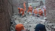 Delhi building collapsed