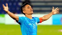 sunil chhetri celebration