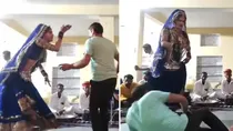 jaipur 45 year old teacher dies while dancing in brother retirement ceremony video viral