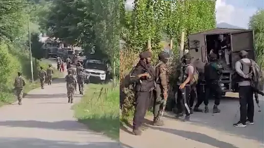 jammu kashmir terrorists encounter in kokernag 2 deth and 3 army soldiers injured escape routes of terrorists seal