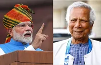 PM Modi, Chief Advisor to the interim government of Bangladesh Muhammad Yunus (photo - PTI)