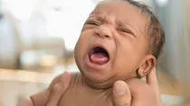 why newborns don't cry tears reason behind it