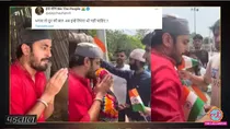 Muslim man not putting tricolor flag at his shop viral video truth