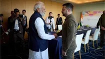 Narendra Modi and Volodymyr Zelenskyy