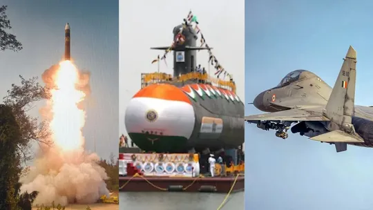what is Nuclear Triad and its components Nuclear Submarine INS Arighat