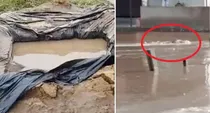 noor dam broke water filled in cemetery dead bodies came out of graves in jaipur rajsthan