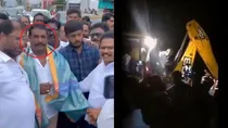 telangana man bulldozer
