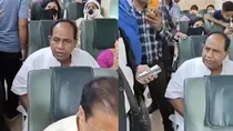 tmc Nabagram mla Kanai Chandra Mondal seen threatening Railway TTE video viral