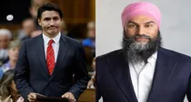 Justin Trudeau NDP leader Jagmeet Singh canada