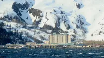 US Alaska whittier a city with one building and few hundred people