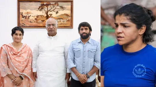 Vinesh Phogat And Bajrang Punia Joins Congress Sakshi Malik Reaction Haryana Election