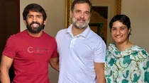 Vinesh Phogat Bajrang Punia first comment after joining Congress