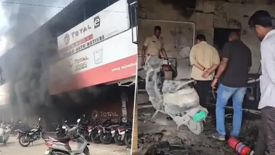 Karnataka man sets showroom on fire was Upset over faulty Ola electric scooter