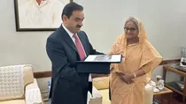 Adani with Sheikh Hasina