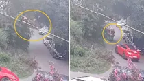 chandigarh blast alleged grenade attack cctv shows suspects in auto rikshaw wrong target