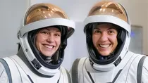 Two female astronauts create history by flying further than any women in history