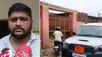 teachers badly beaten in school premise over scolding students video viral bihar kaimur