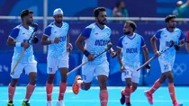 Harmanpreet Singh with Team India 