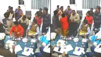 Video of singrauli ASI taking off his uniform in police station goes viral 