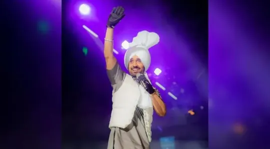 Diljit Dosanjh shares Delhi Police creative warning 