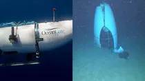 image of Titan submersible wreckage revealed at hearing into tragedy