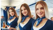 Delta airlines, air hostess, Undergarments
