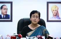 CM Atishi first PC (screengrab-X/AAP)