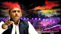 akhilesh yadav cold play