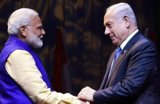 Prime Minister Narendra Modi and Israeli PM Benjamin Netanyahu (PTI)