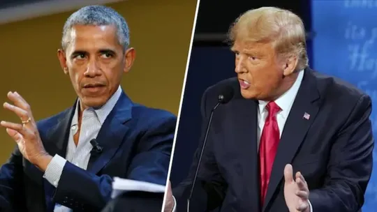 barack obama mocks donald trump at rally diaper joke calls him selfish leader cares about ego money 