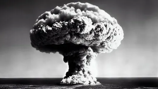 mushroom cloud atomic bomb